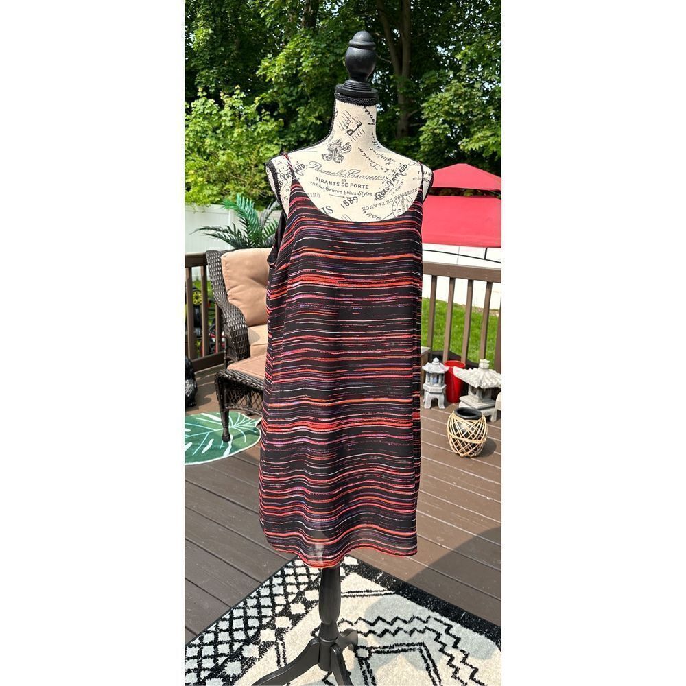 Decree xl adjustable strap slip dress